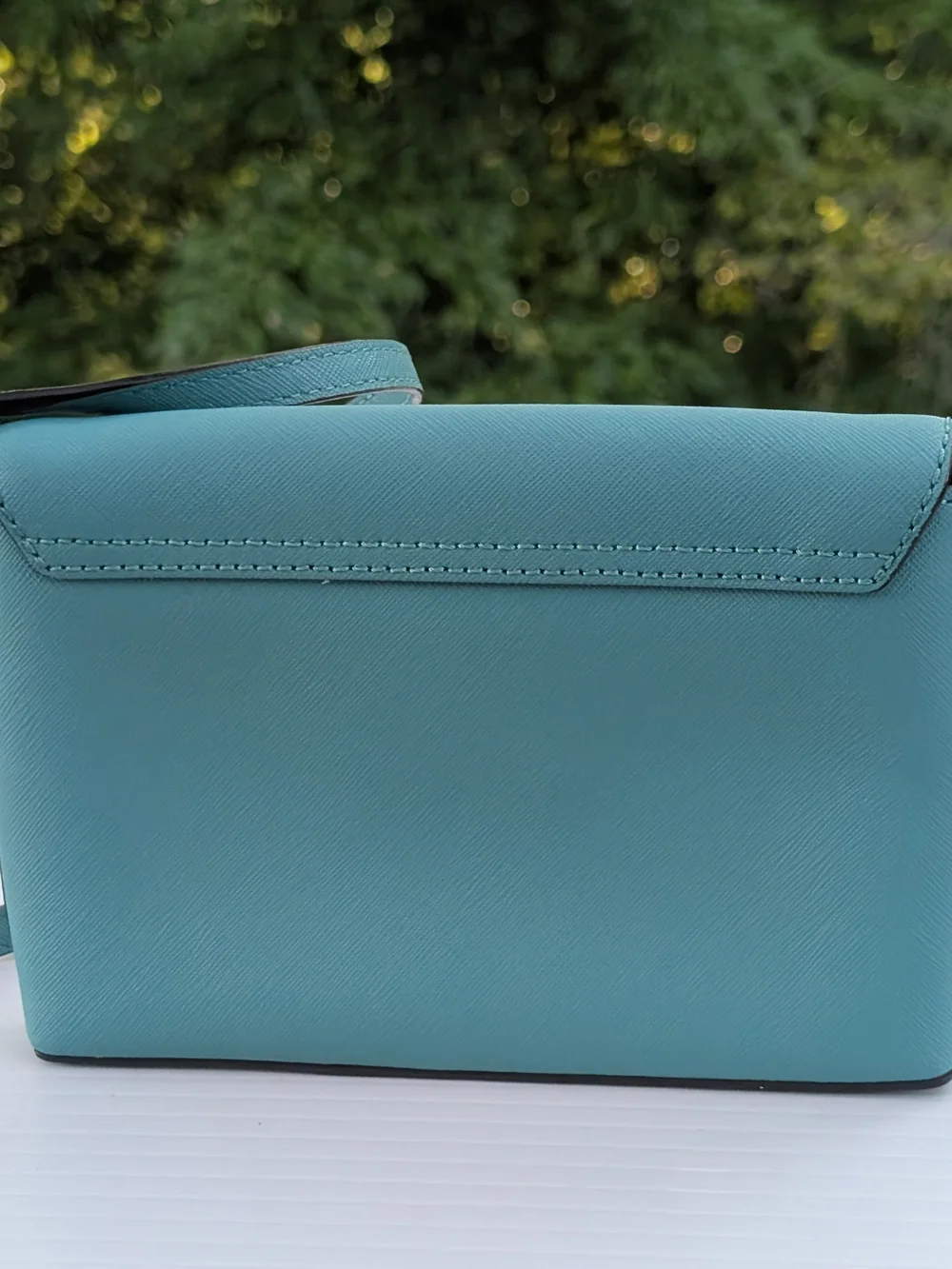 kate spade Teal Crossbody Bag with Turn-Lock Accent